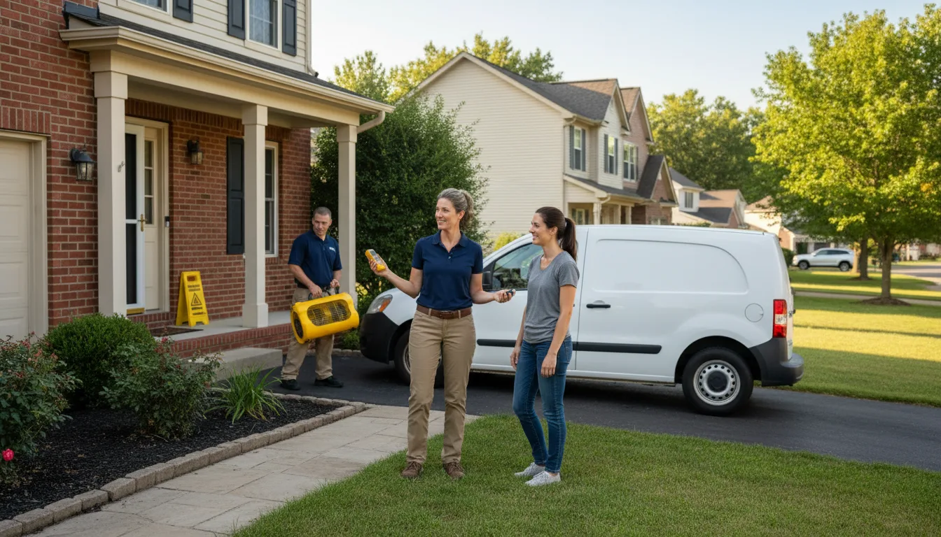Residential water damage restoration in La Salle, CO